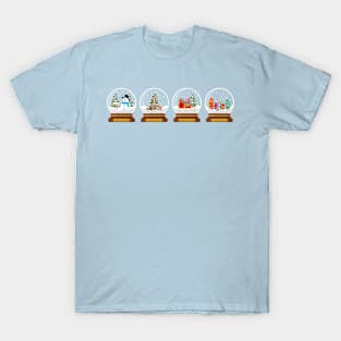 Christmas Snow Globes T-Shirt